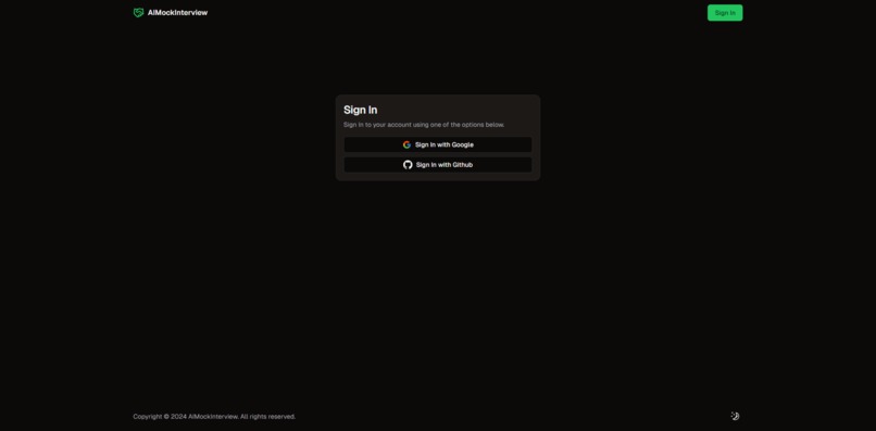 AIMockInterview – screenshot 1