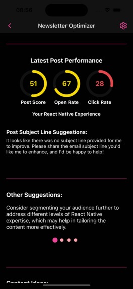 Newsletterytics – screenshot 11