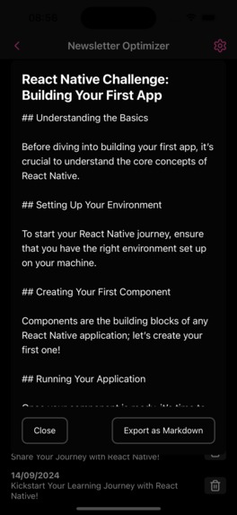Newsletterytics – screenshot 12