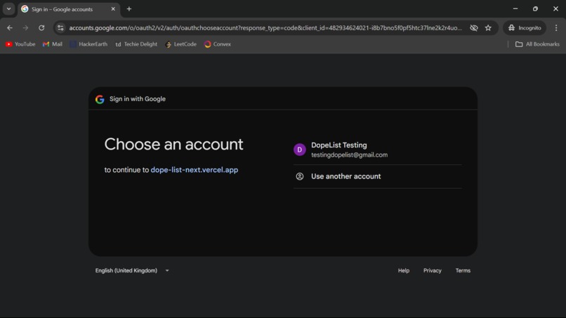 DopeList – screenshot 2
