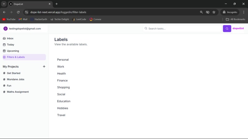 DopeList – screenshot 11