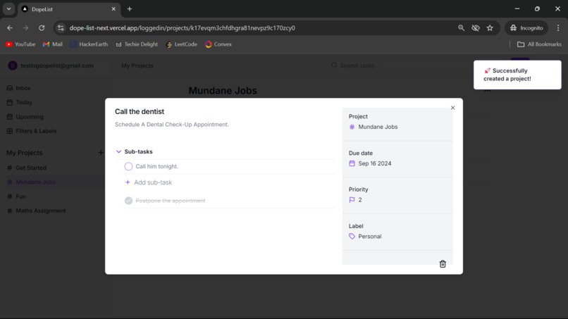 DopeList – screenshot 6