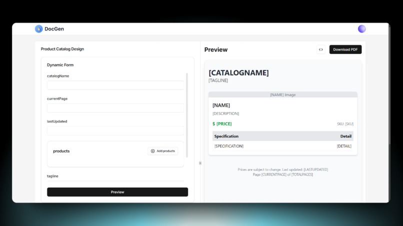 DocGen – screenshot 3