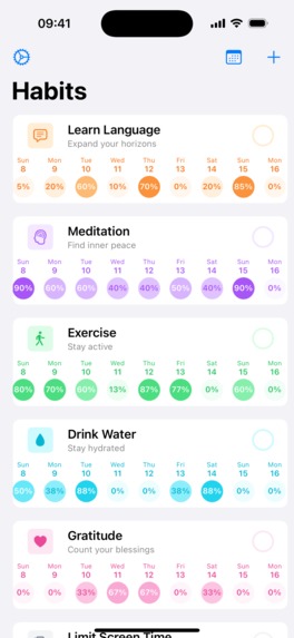 Happit - Healthy Habit Tracker – screenshot 5