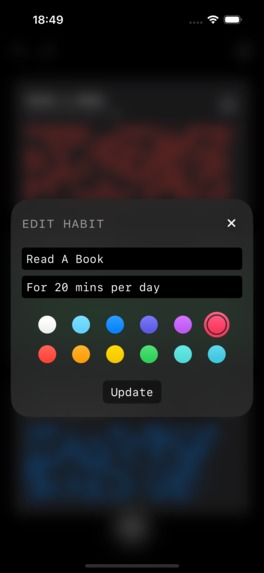 Habits Scorecard – screenshot 3