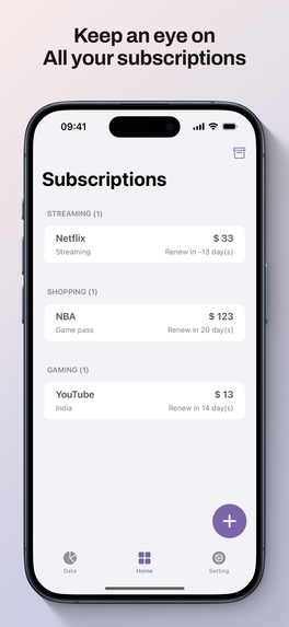 SaveMySubs – screenshot 2