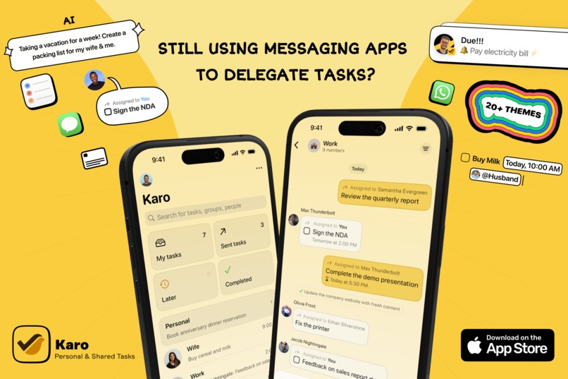 Karo: Social Task Manager – screenshot 1