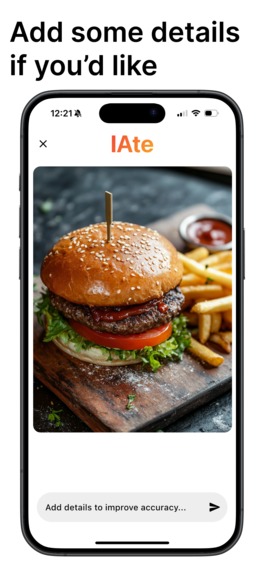 IAte - AI Food Calorie Tracker – screenshot 2