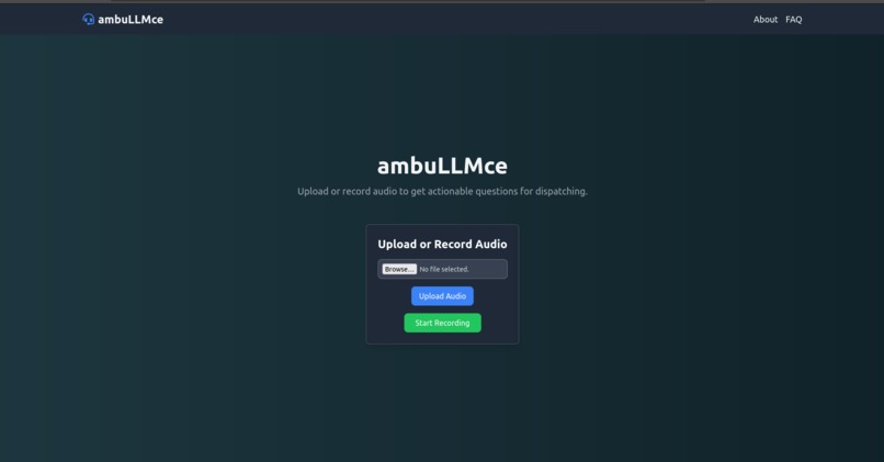 ambuLLMce – screenshot 1