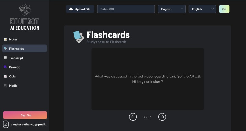 EduFast – screenshot 2
