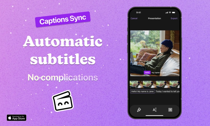 Captions Sync: AI Recognition – screenshot 1