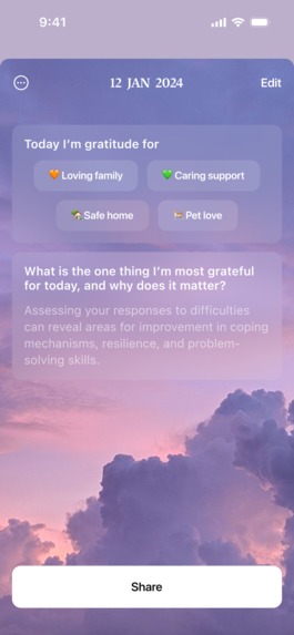 Gratitude Diary – screenshot 7