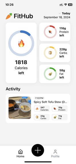 AI Calorie Tracker – screenshot 1
