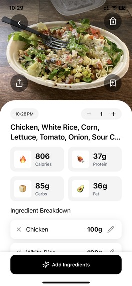AI Calorie Tracker – screenshot 2