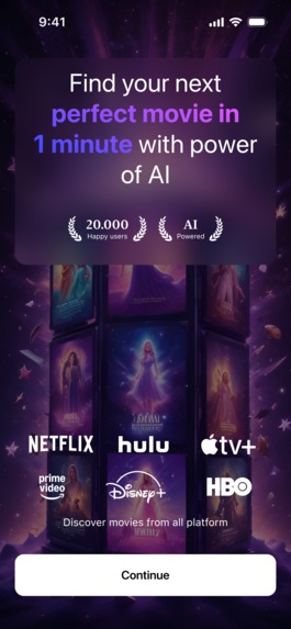 AI Movie Tracker & Finder (Cinema Therapy Coming Soon) – screenshot 1