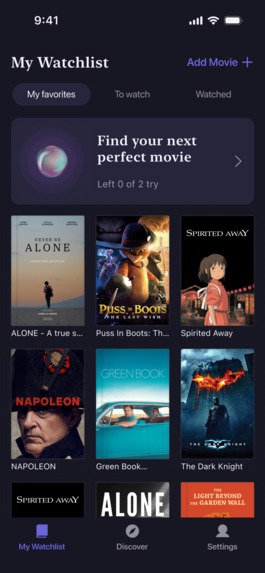 AI Movie Tracker & Finder (Cinema Therapy Coming Soon) – screenshot 6