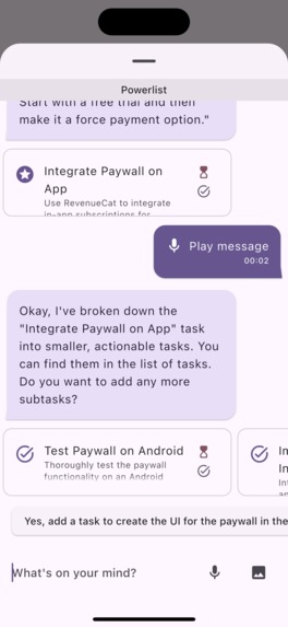 Mumble Sort: AI task organizer – screenshot 2