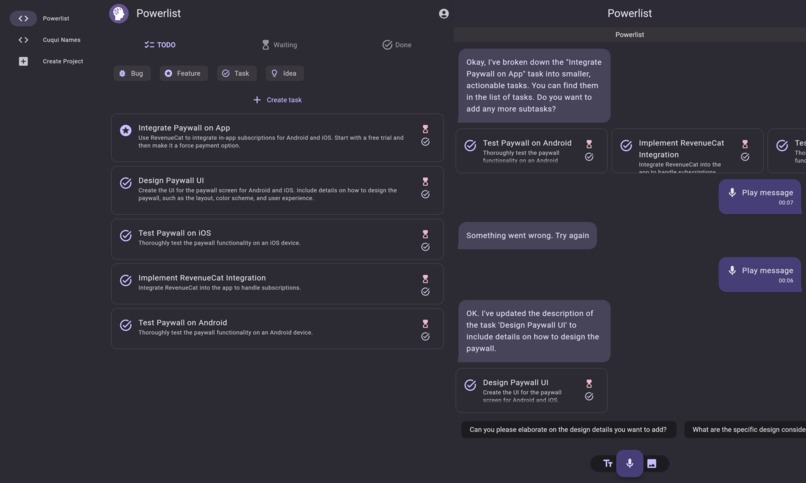 Mumble Sort: AI task organizer – screenshot 5