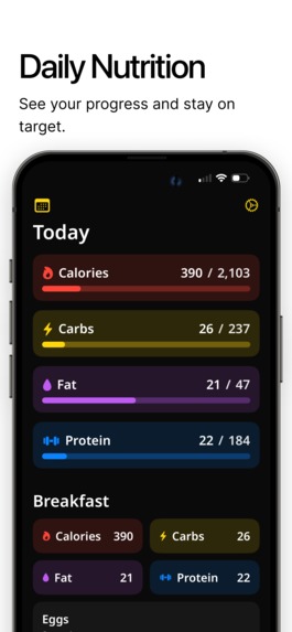 Fuel: Food & Nutrition Tracker – screenshot 2