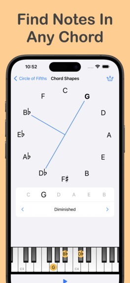 Circle of Fifths App for iOS – screenshot 9