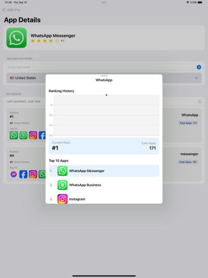 ASO Pro: Keyword Tracking – screenshot 5