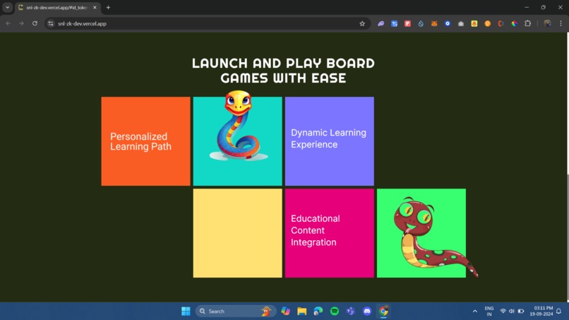SNL(Onchain Snakes N Ladders) – screenshot 1