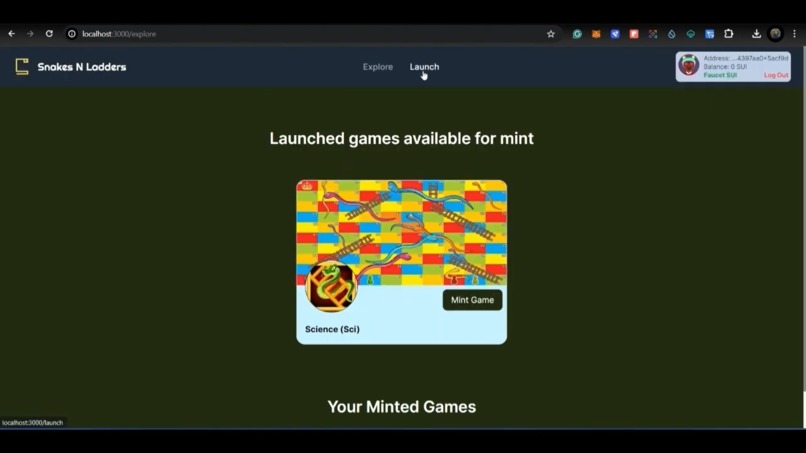 SNL(Onchain Snakes N Ladders) – screenshot 5