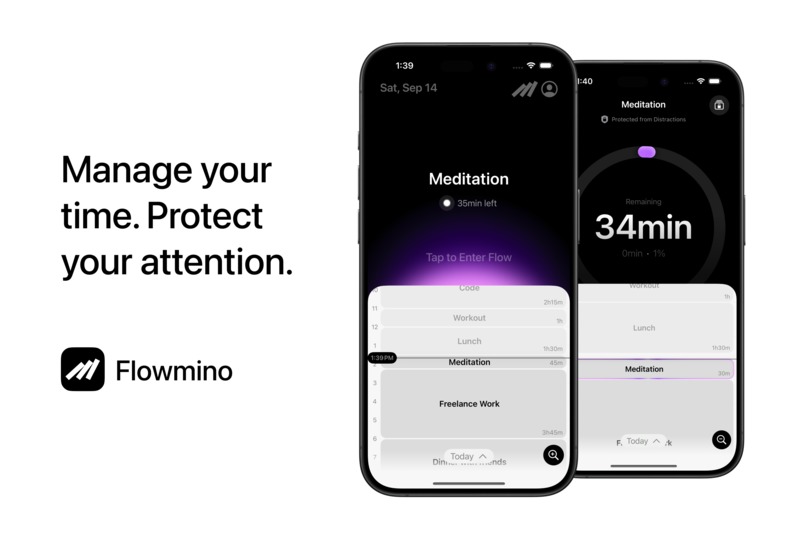 Flowmino: Time Block & Focus – screenshot 1