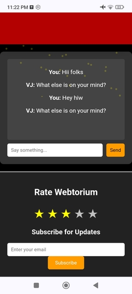 Webtorium  – screenshot 2
