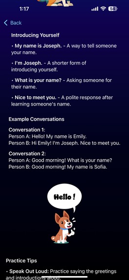 Idiomly – Your Language, Your Pet, Your Journey – screenshot 2