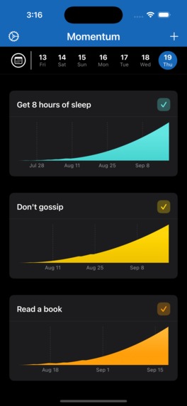 Habit Tracker by Momentum – screenshot 3