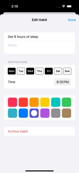 Habit Tracker by Momentum – screenshot 5