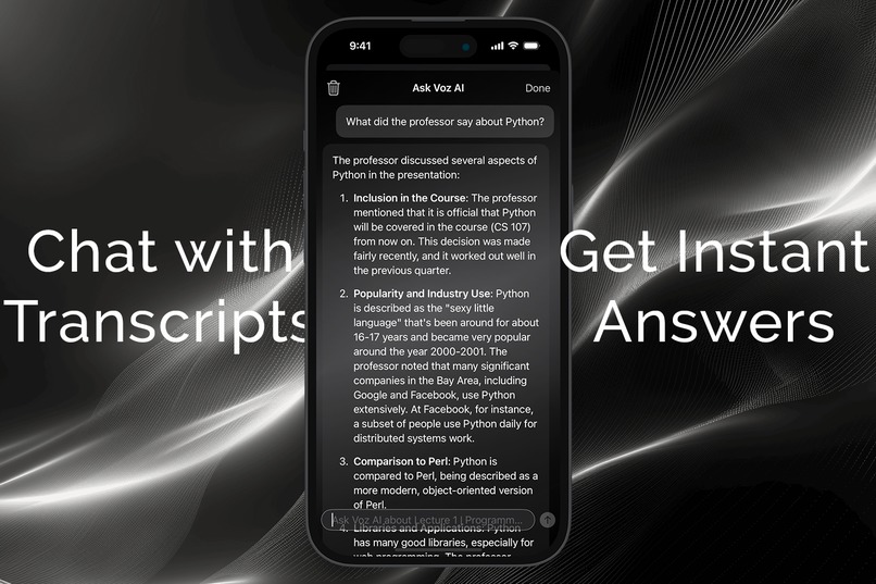 Voz AI Note Taker & Recorder – screenshot 3