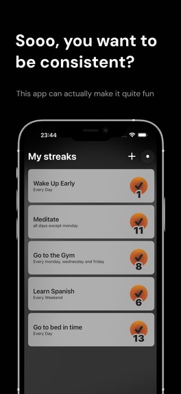Streakify – screenshot 1