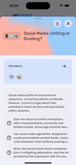 Apol: Debate smarter with AI – screenshot 3