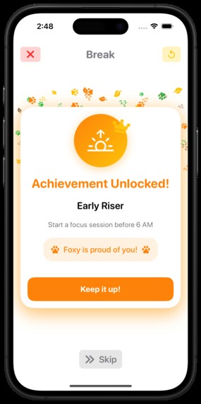 FoxyFocus: Focus & Study Timer – screenshot 4