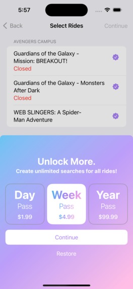 LaneScout for Disneyland – screenshot 5