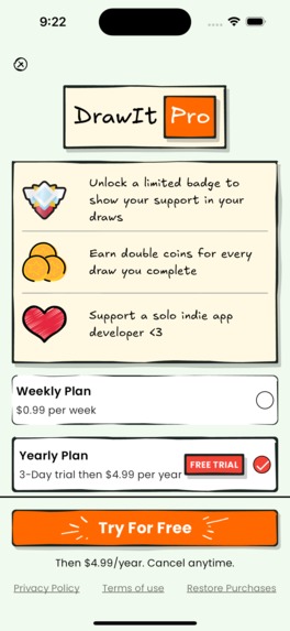 Finish the drawing: DrawIt – screenshot 5