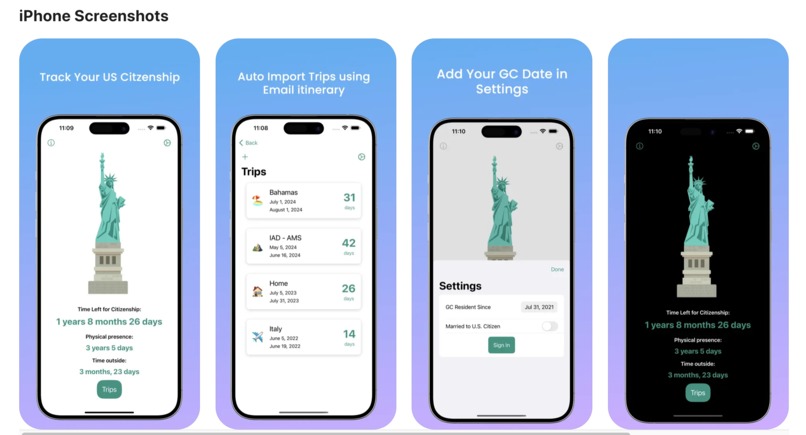 US Citizenship Tracker – screenshot 3