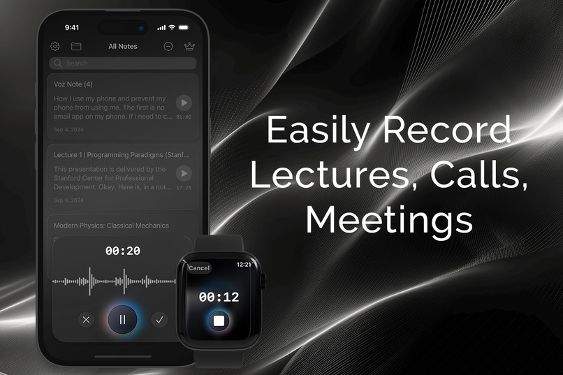 Voz AI Note Taker & Recorder – screenshot 1