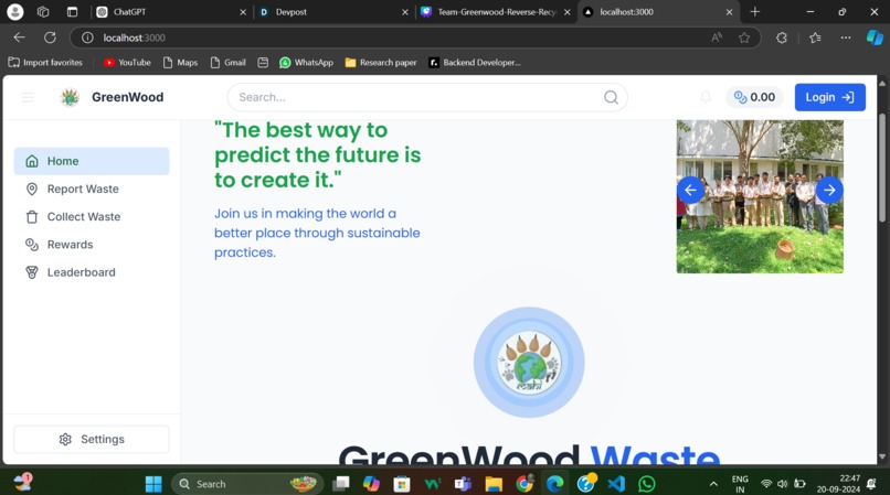 GreenWood Waste Mangement – screenshot 2