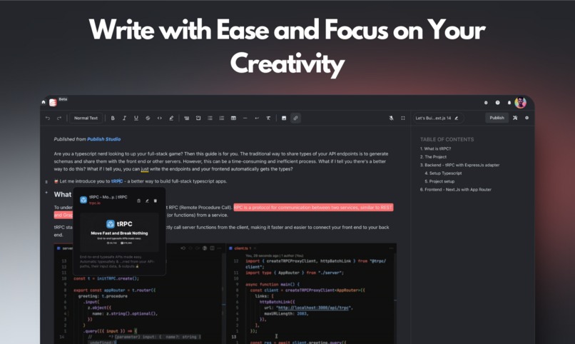 Publish Studio – screenshot 3