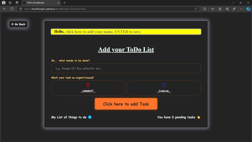 BreakBuddy – screenshot 2