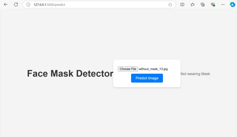 face mask detection – screenshot 4