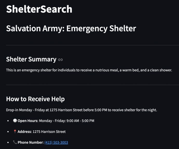 ShelterSearch – screenshot 3