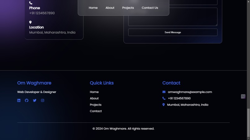 Modern Animated Portfolio – screenshot 5