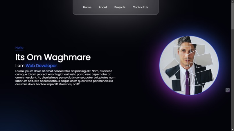 Modern Animated Portfolio – screenshot 1