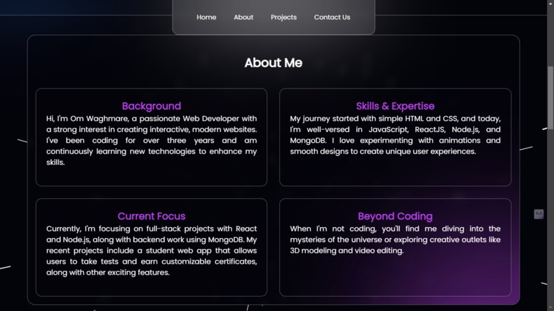 Modern Animated Portfolio – screenshot 2