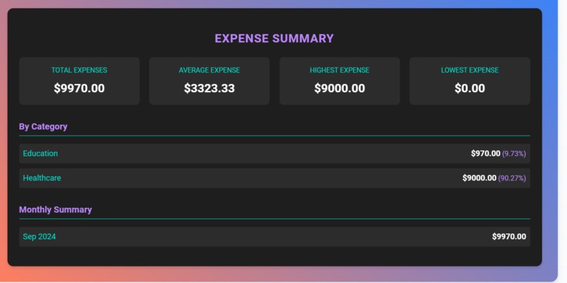 Expenser – screenshot 2