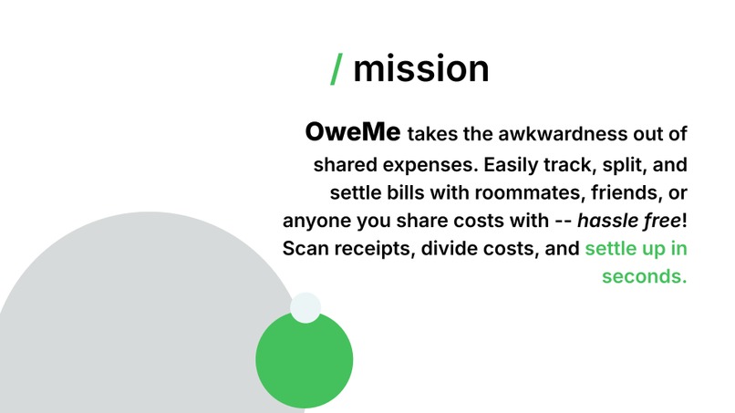 OweMe – screenshot 2
